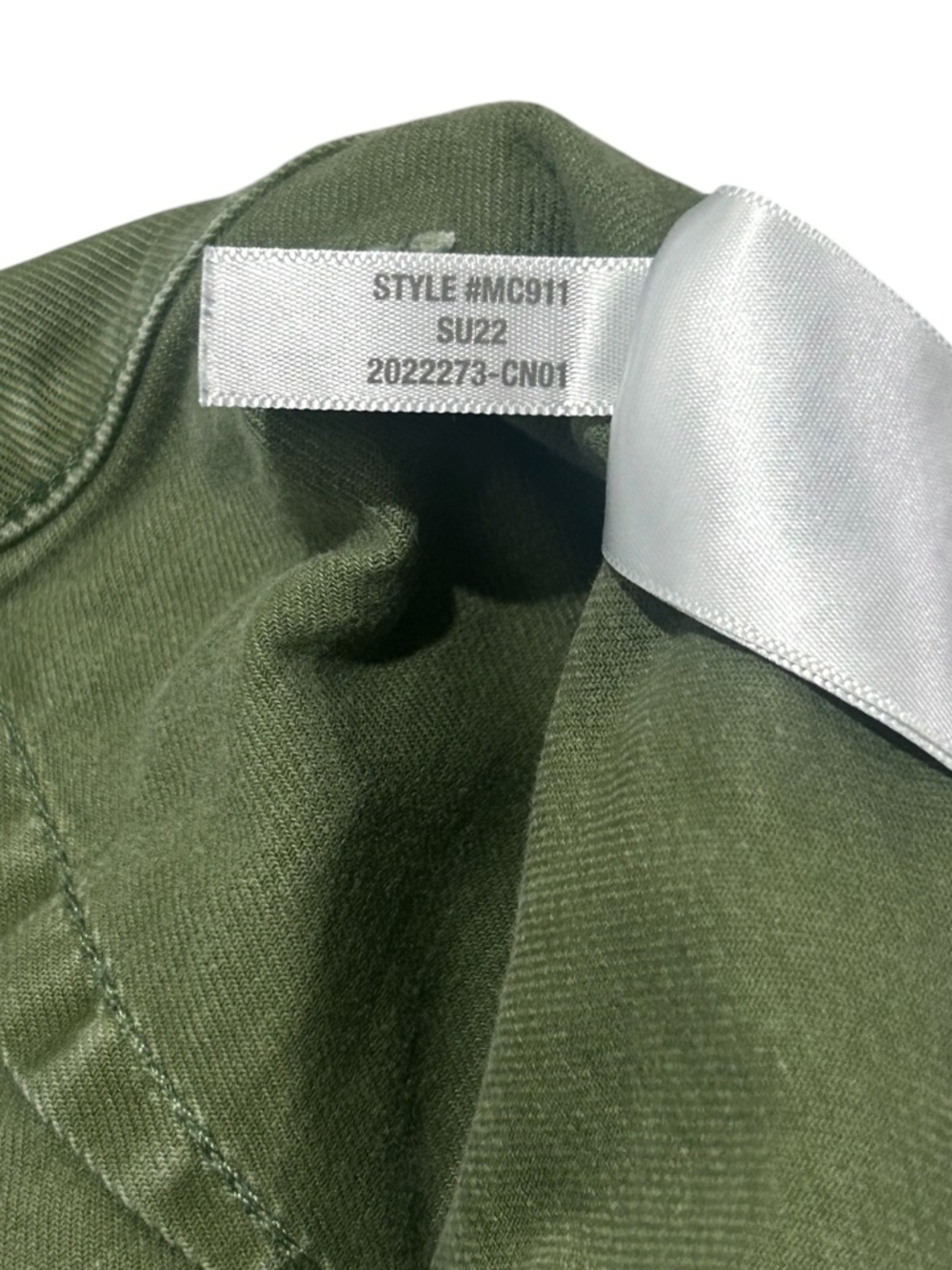 Madewell The Perfect Vintage Fatigue Short Style MC911 In Green - Picture 11 of 12